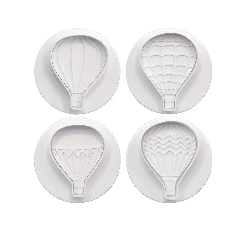 Hot Air Balloon Shaped Plunger 4pcs Set