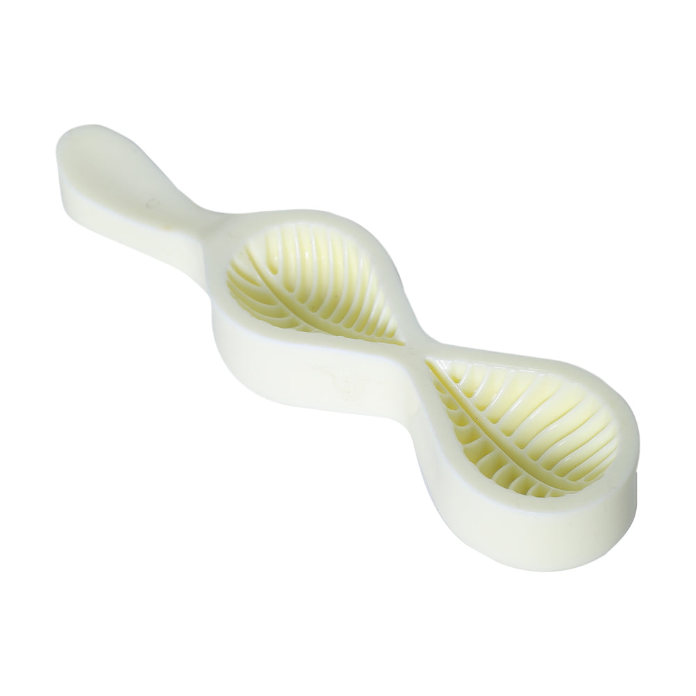 Leaf Shape Cookie And Biscuit Mold Plastic 2 Cavity