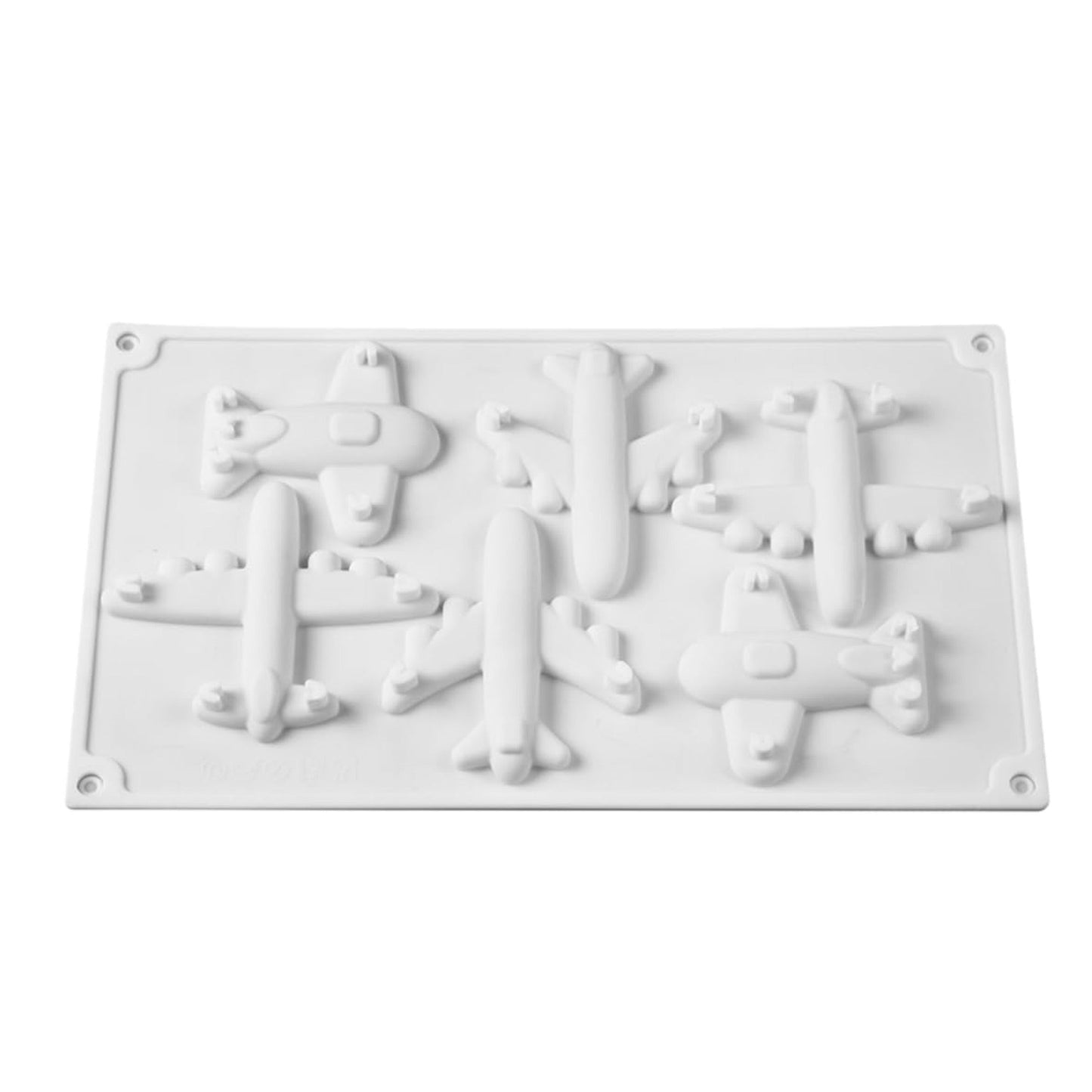 Airplane Shape Silicone Fondant And Chocolate Mold 6 Cavity