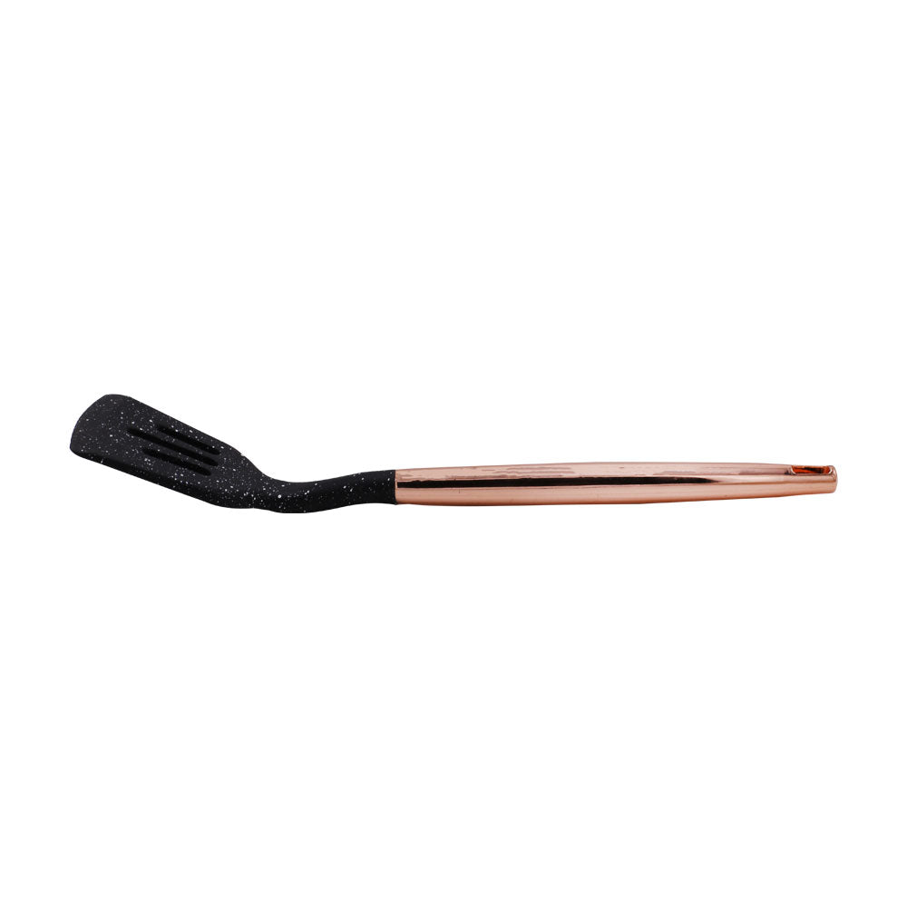 SHENGAYA Slotted Spatula Turner With Copper Handle