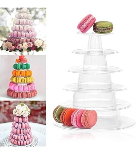 6-Tier Plastic Round Cake Display Stand