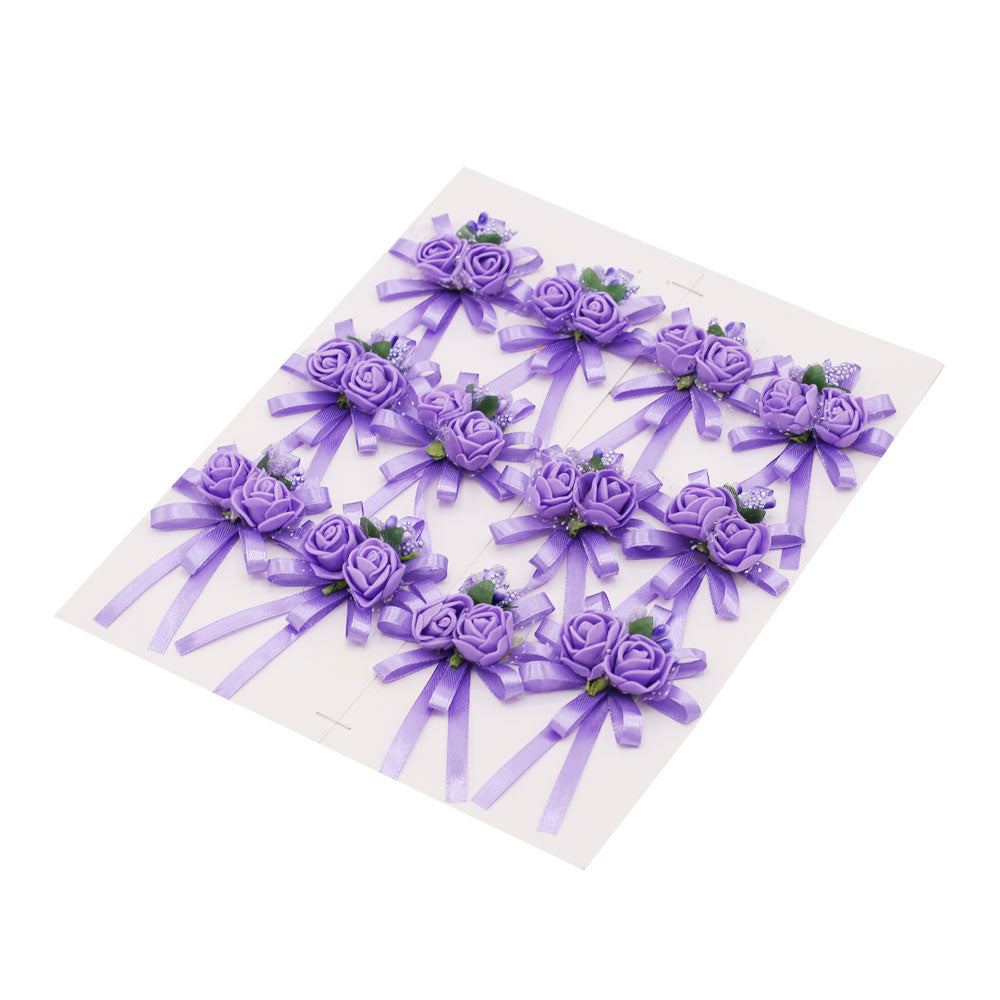 Flower Ribbon For Decoration 12Pcs Pack