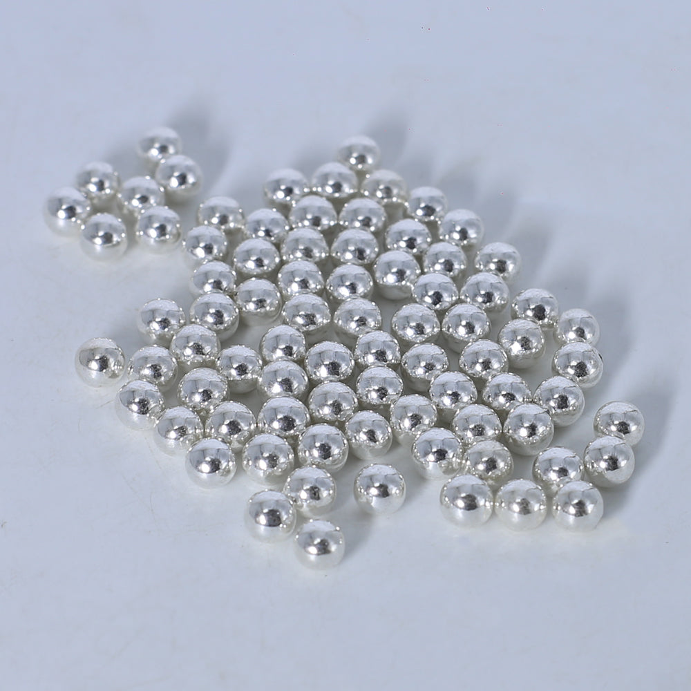 MR Bake Shiny Silver Edible Pearl - Medium - 90g Jar