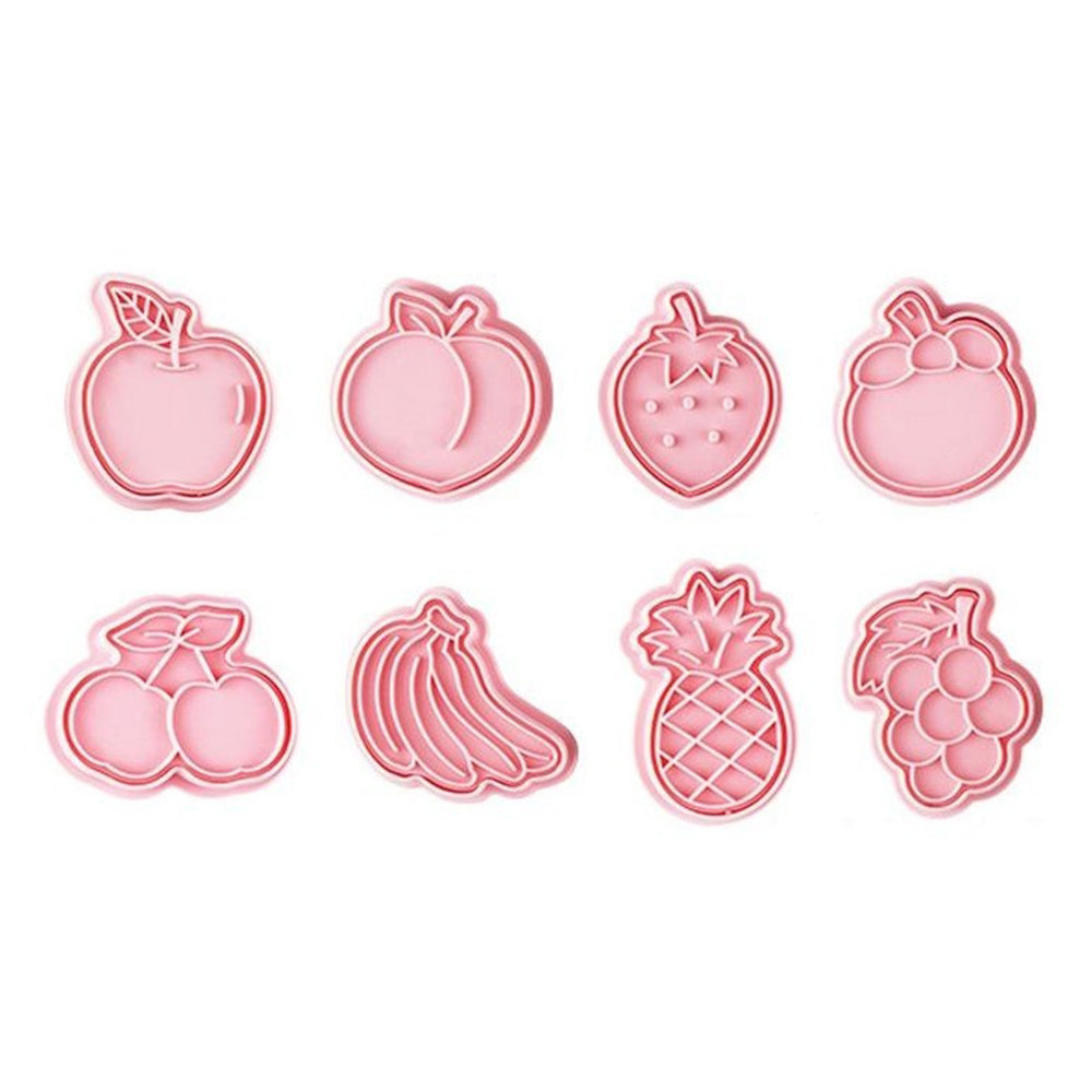 Fruits Cookie Cutters And Biscuit Mold 8Pcs Set