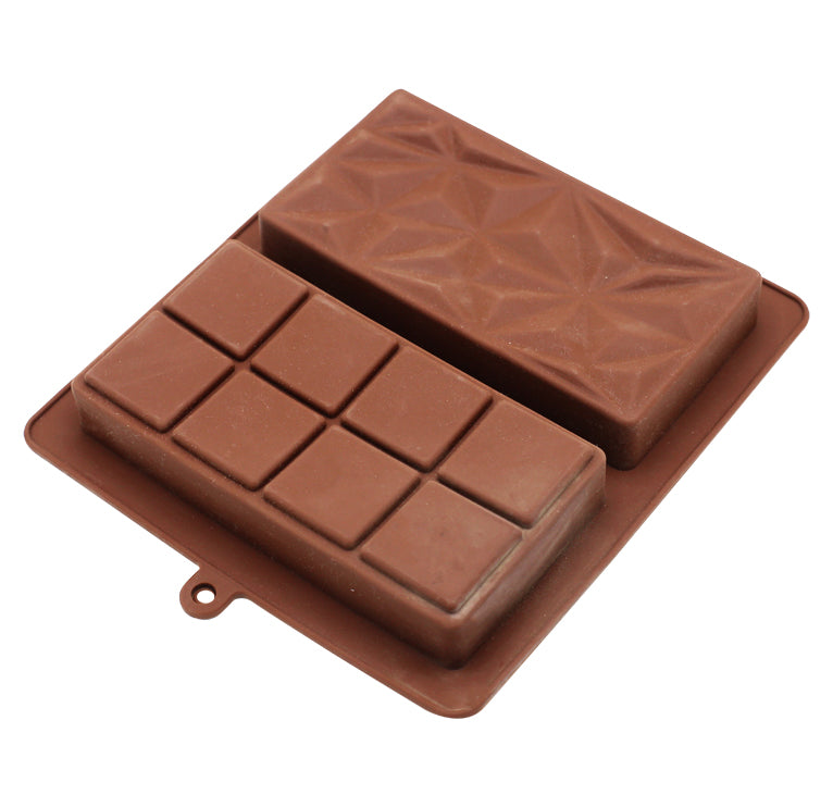 Silicone Kunafa Chocolate Bar Mold 2 Cavity