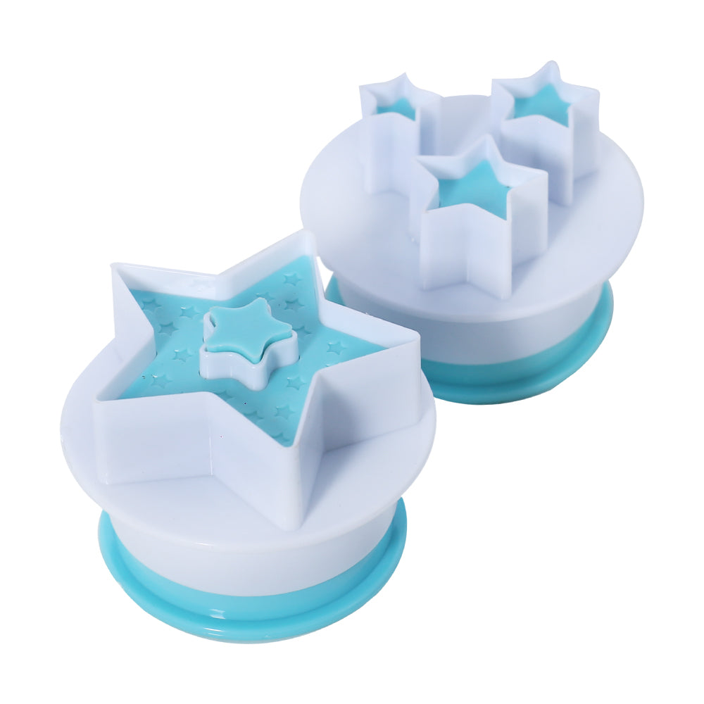 2 Design Star Plunger Cutter 2Pcs Set