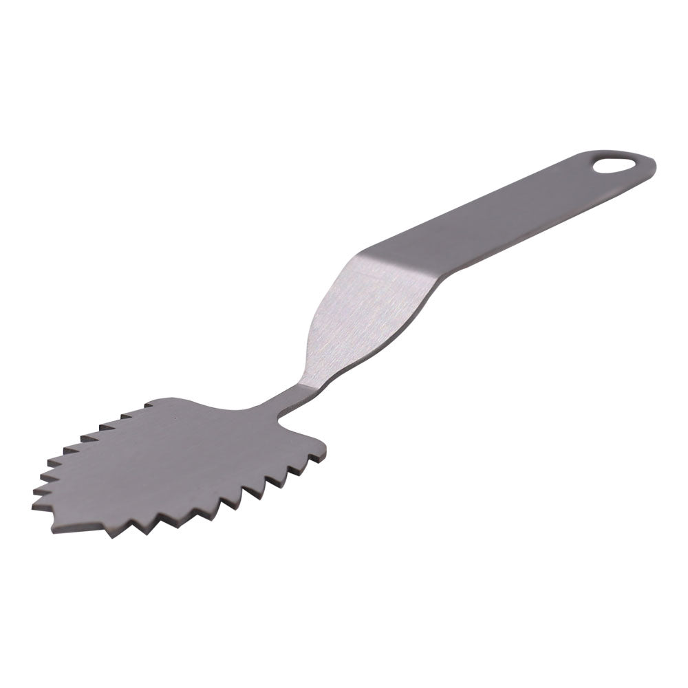 Leaf Chocolate Spatula Stainless Steel Design 01