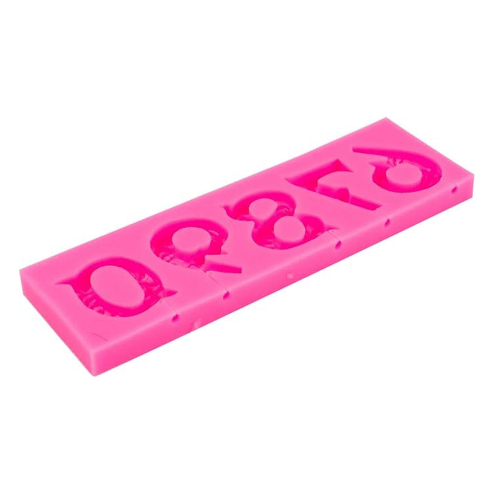 0 to 9 Numbers Lollipop Mold 2Pcs Set