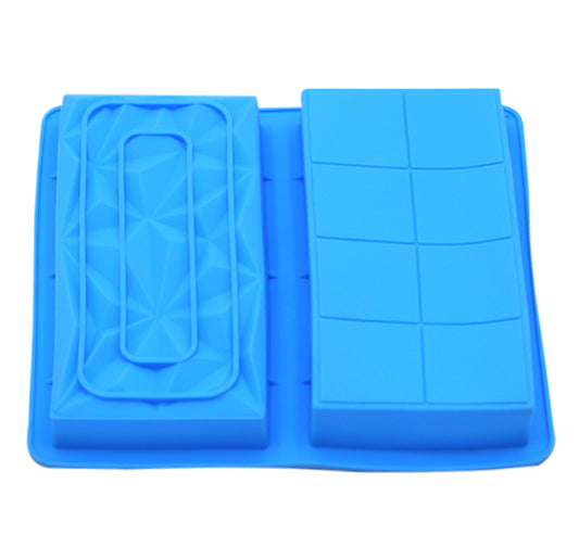 Silicone Kunafa Chocolate Bar Mold 2 Cavity Design 2