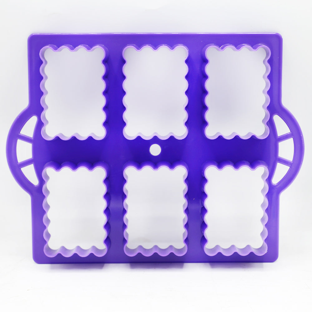 Rectangle Cookie And Biscuit Cutter 6Pcs Set