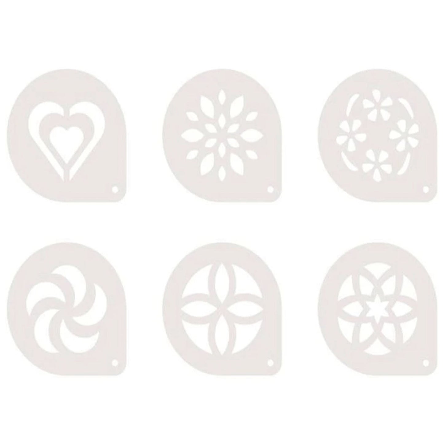 Tescoma Coffee Stencils 6 Pcs Set