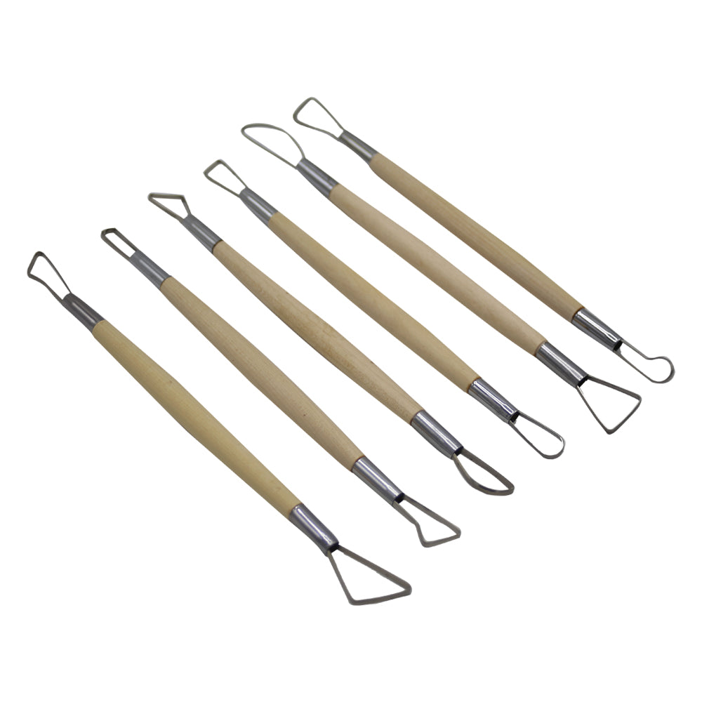 Double Side Wood modeling Tool 6pcs Set