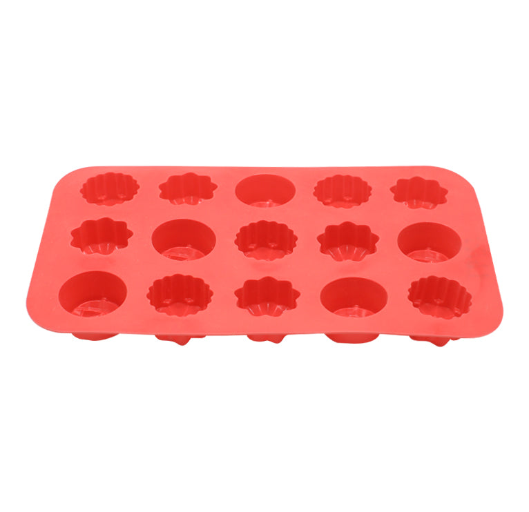 Rose & Sunflower Silicone Chocolate Mold Large Size 15 Cavity