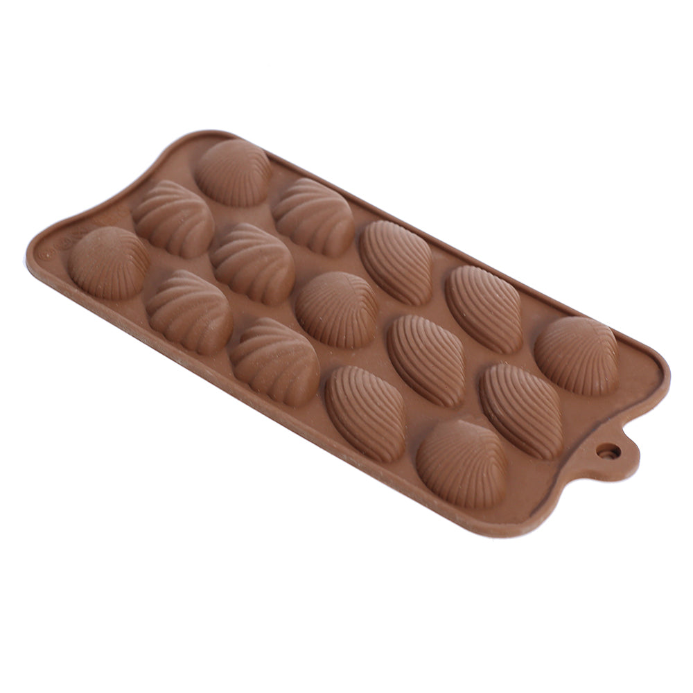 3 Design Shell Silicone Chocolate Mold 15 Cavity