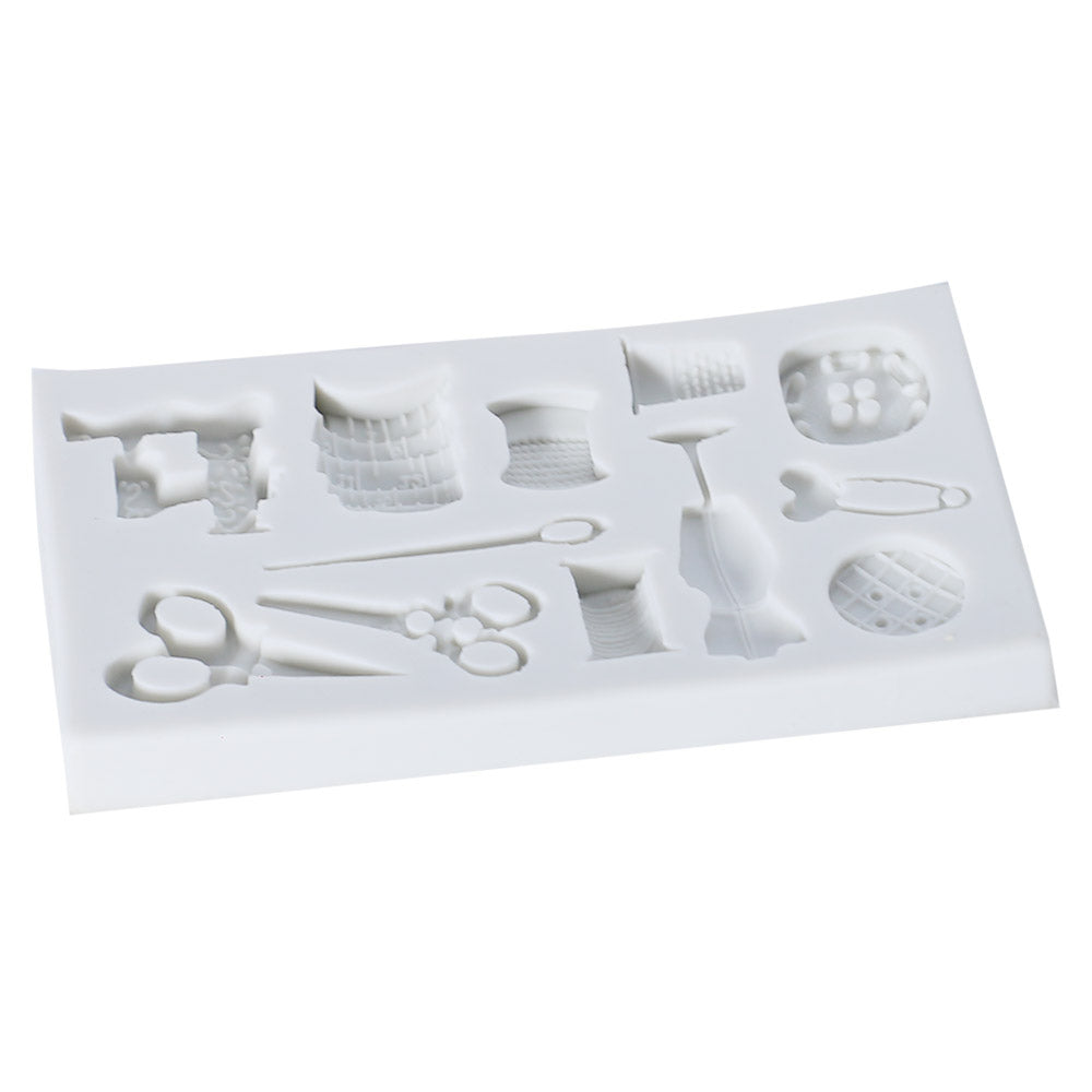 Tailor Accessories Silicone Fondant Mold 12 Cavity
