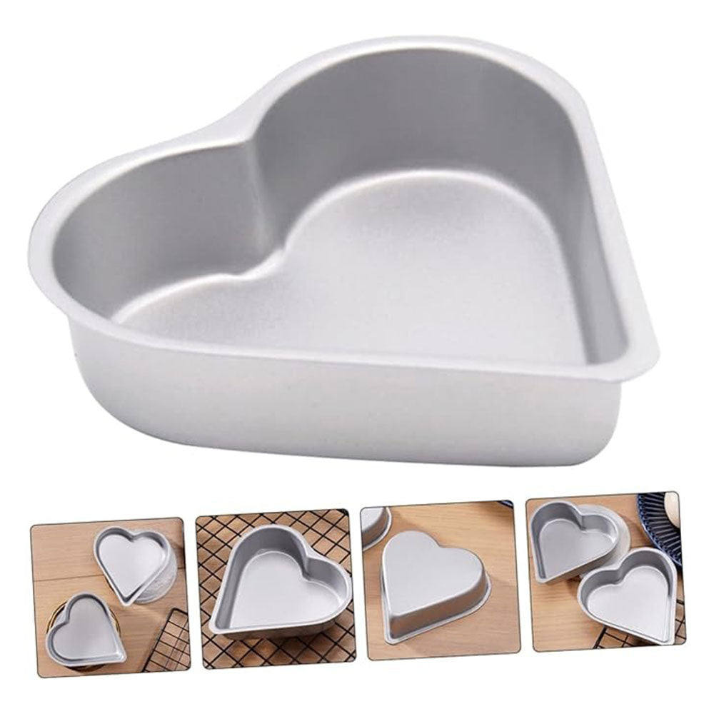 Steel Mini Heart mold 6 Pcs Pack