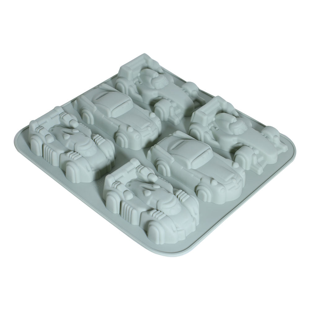 3 Design Silicone Super Car Mold 6 Cavity