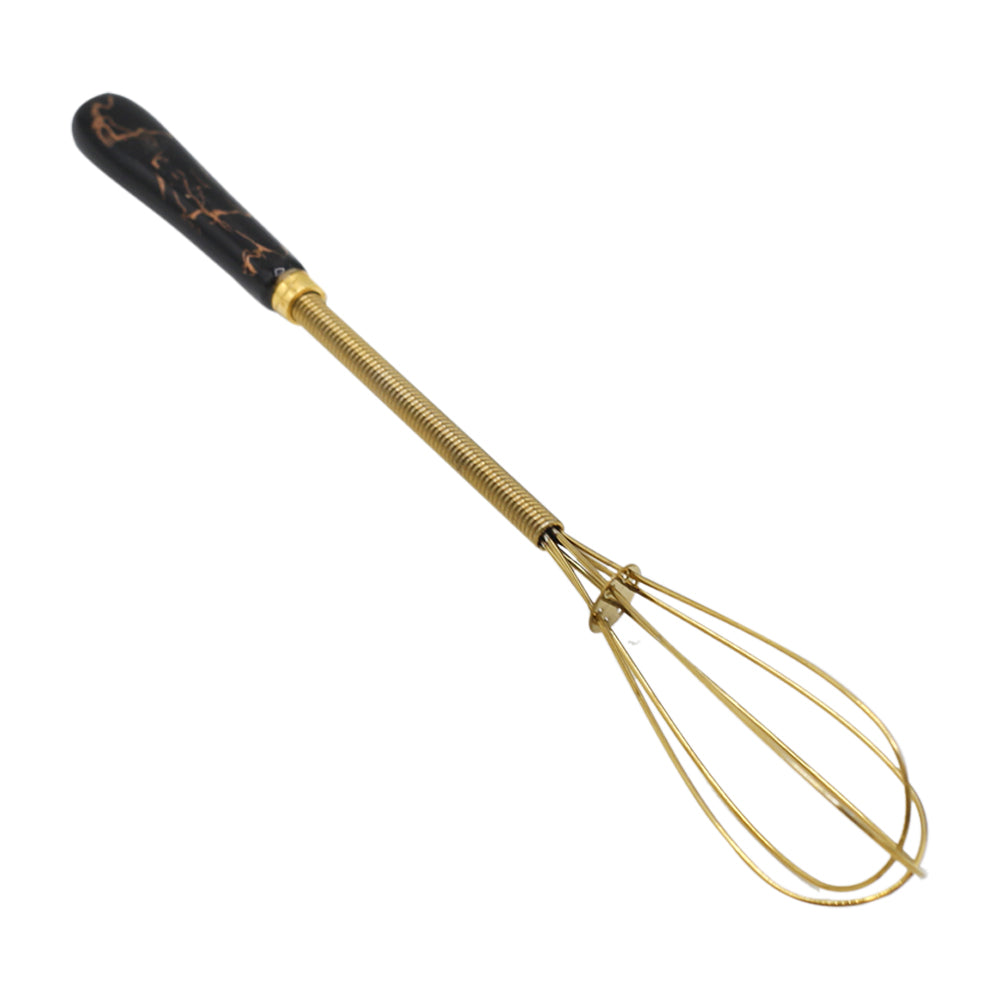 Mini Golden Metal Hand Whisk