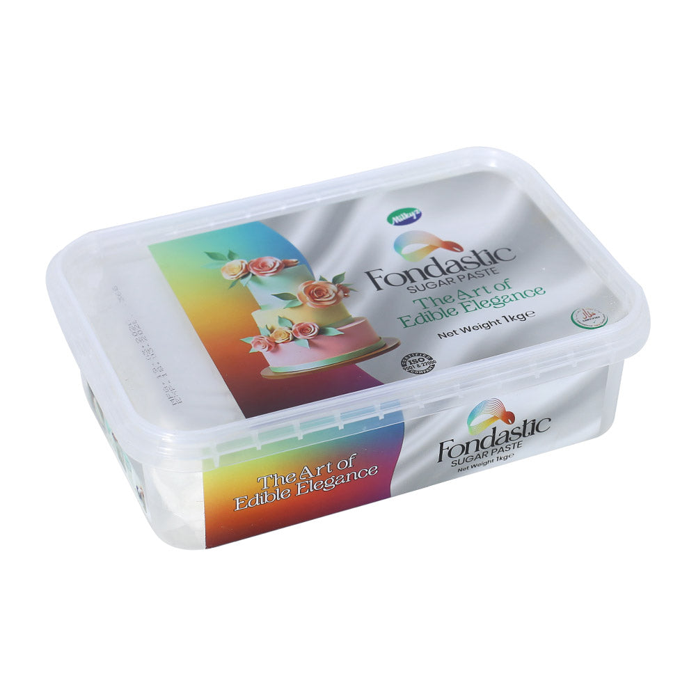 Milkyz Food Fondastic White Fondant Sugar Paste 1Kg