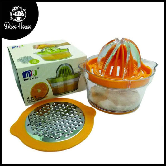 4 In 1 Multi Function Manual Juicer Plastic