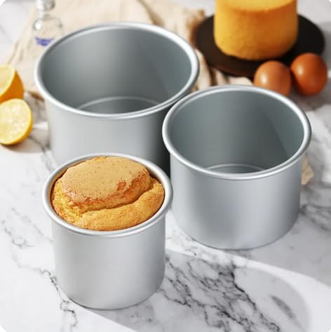 Heighted Round Cake Mold Aluminium 9 X 9 X 4 Inch