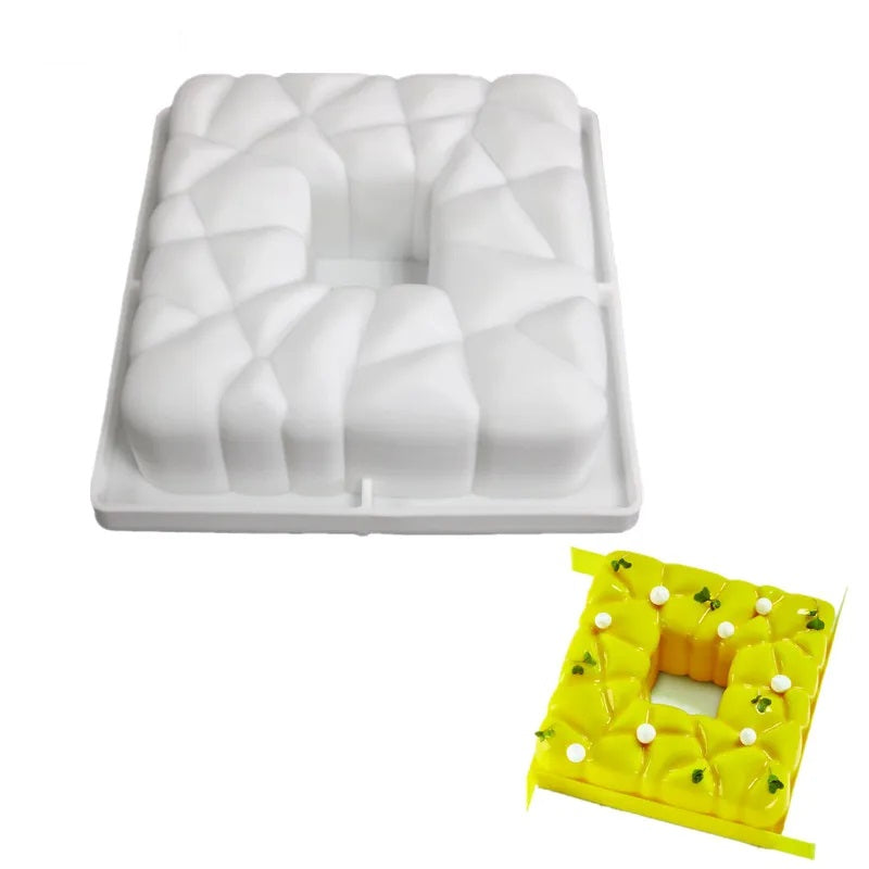 Silikolove Square Shape Mousse Cake & Baking Mold