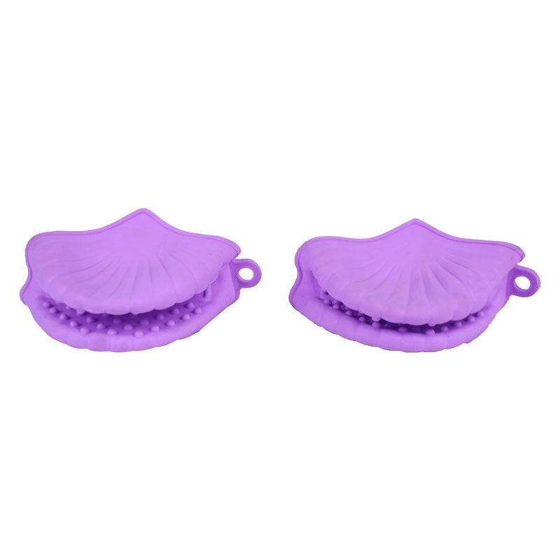 2 Pcs Silicone Heat Resistant Pinch Mitts Pot Holder Grips