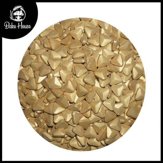 Bake House Metallic Gold Triangle Edible Sprinkles
