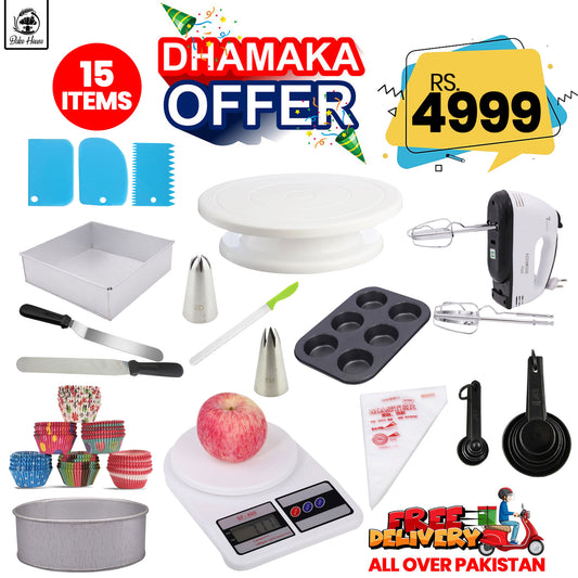 Dhamaka Offer Complete Beginner Baking Deal Free Delivery All Over Pakistan