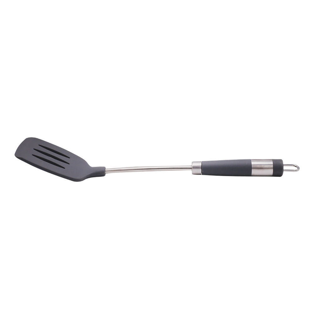 LURWIN Silicone Slotted Spatula Turner With Stainless Steel Handle