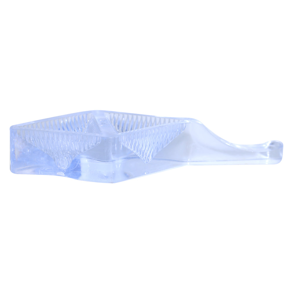 Textured Triangle Acrylic Cookie And Biscuit Mold 2 Cavity