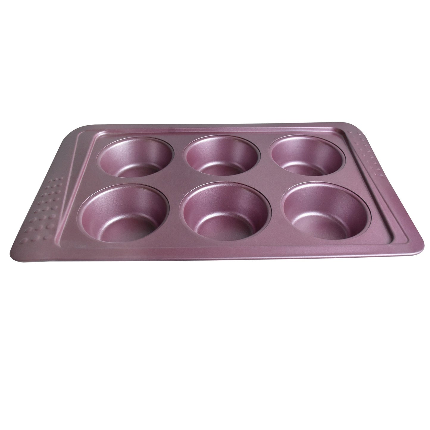 Non Stick Pink 7cm Cupcake Tray 6 Cavity