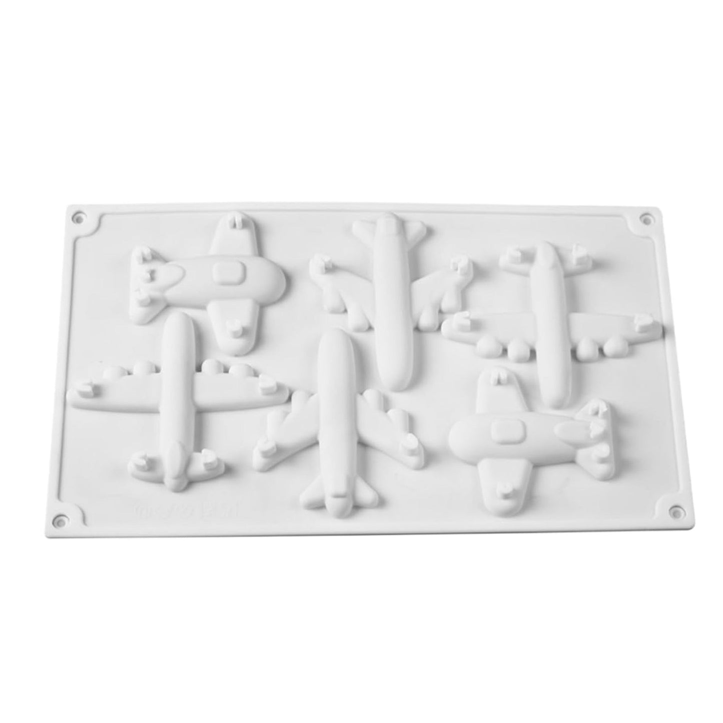 Airplane Shape Silicone Fondant And Chocolate Mold 6 Cavity