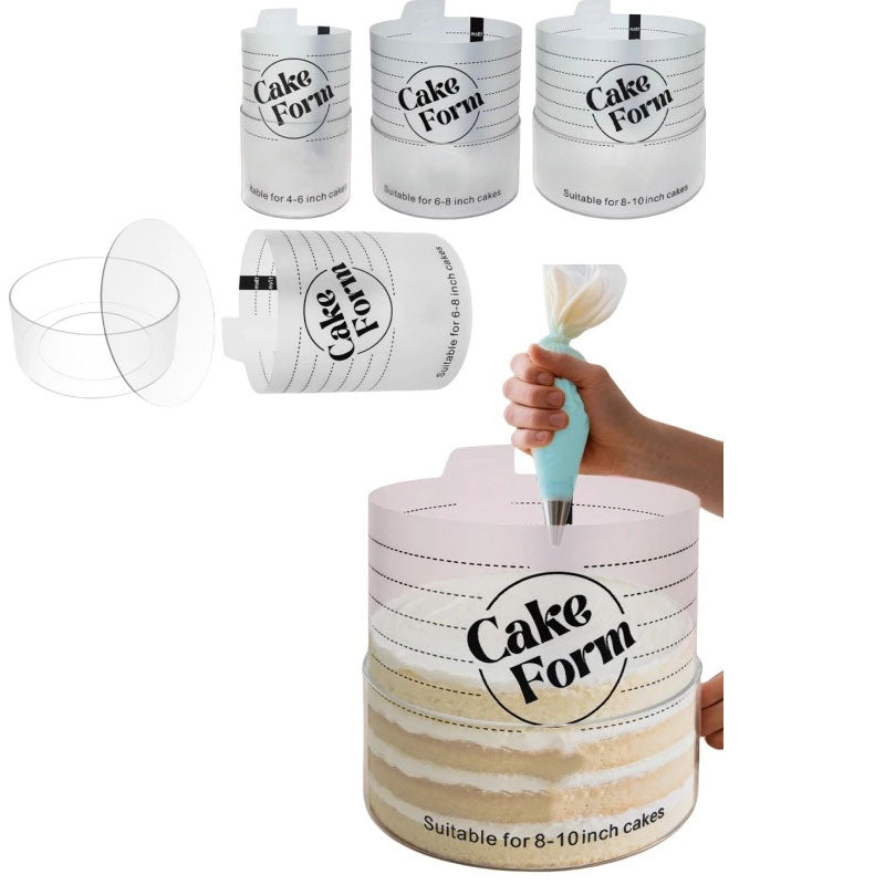 Acrylic Round Cakeform 3Pcs Set