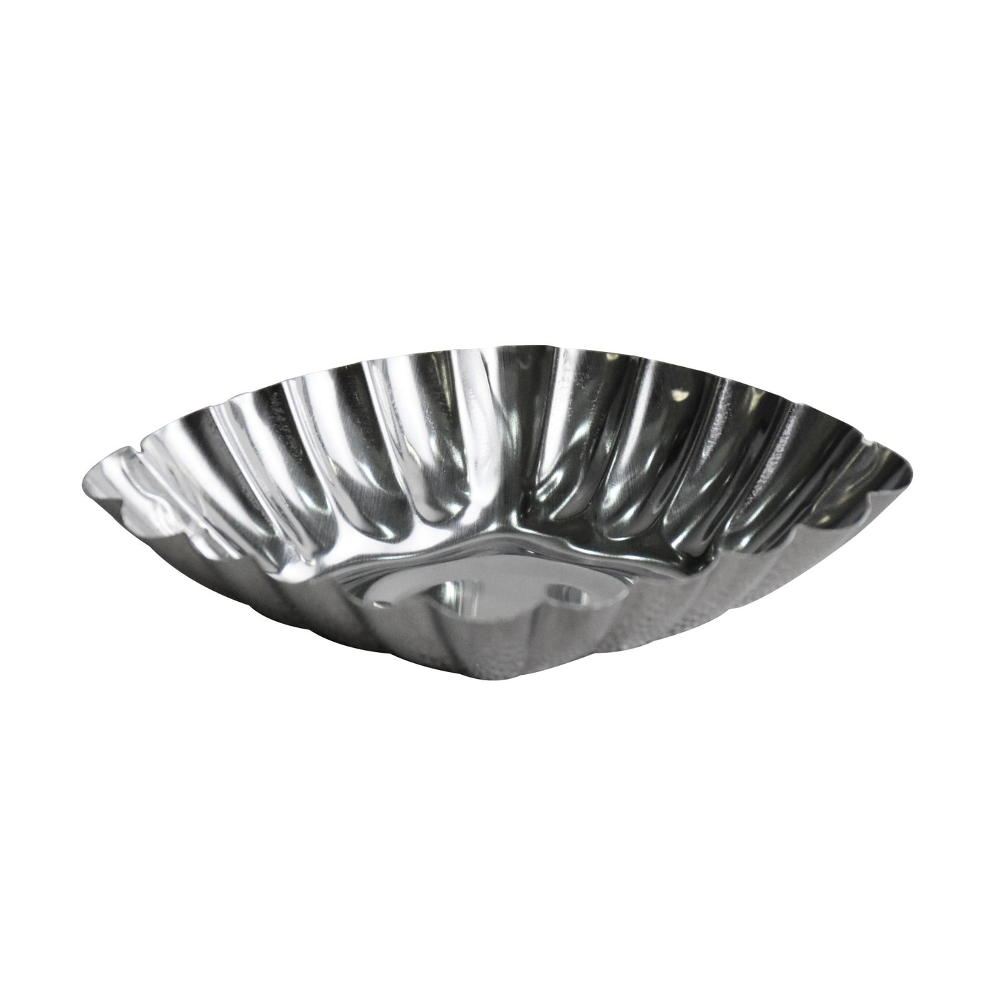 Mini Diamond Shaped Tart Pan Silver 4 Pcs Set 8.7cm