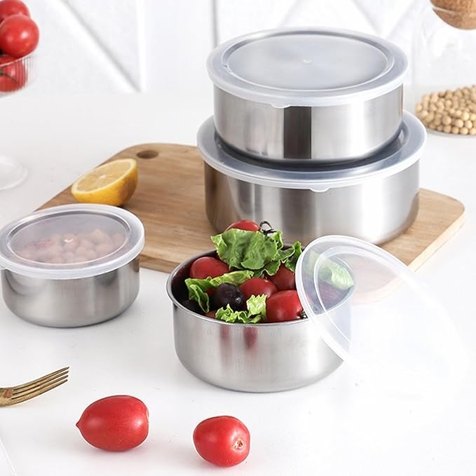 Stainless Steel Bowl 5Pcs Set (10,12,14,16,18 CM)