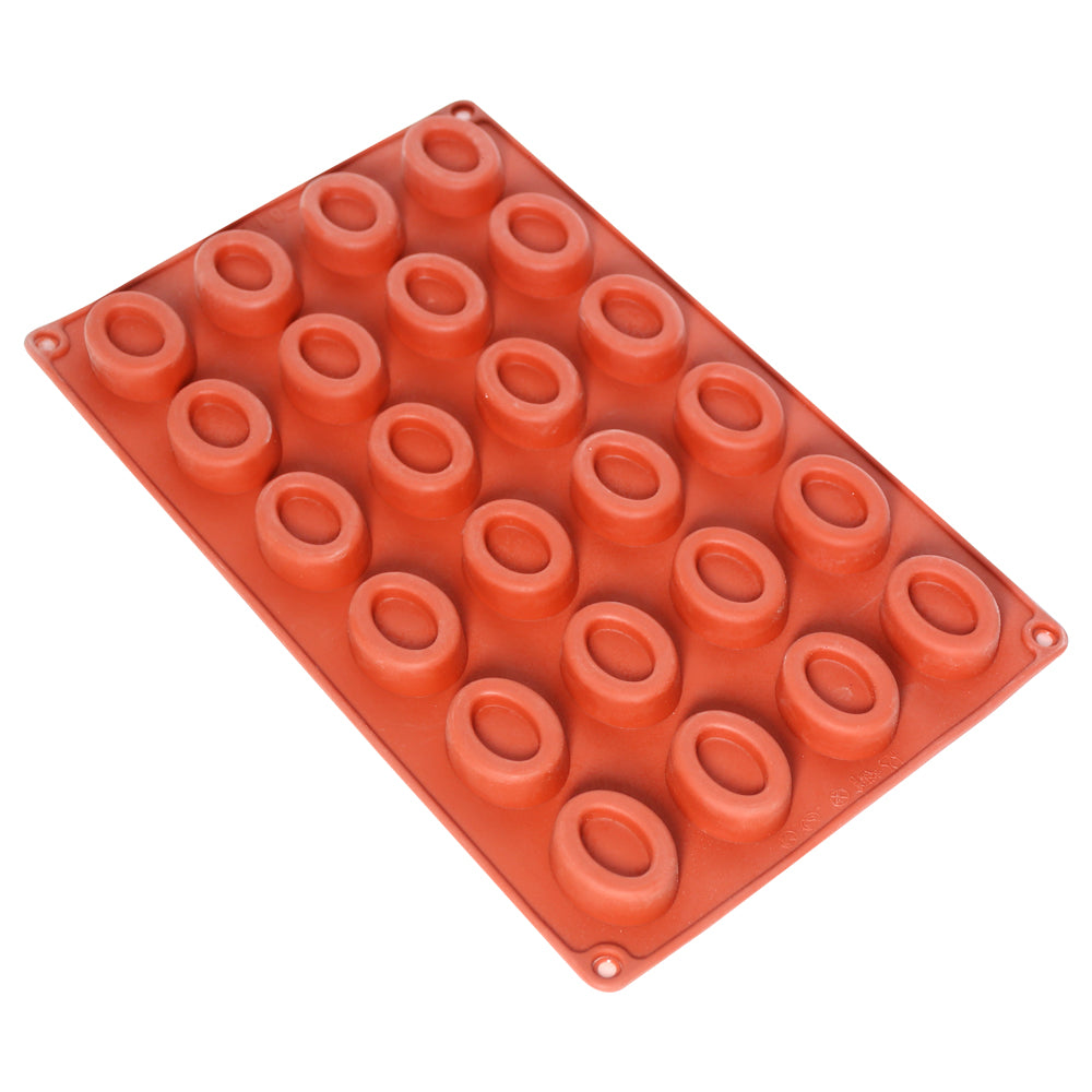 Oval Silicone Baking Mold 24 Cavity