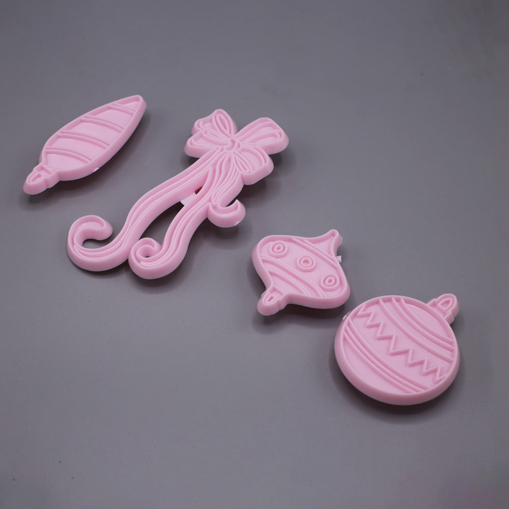 Mix Shape fondant Cutters 4Pcs Set
