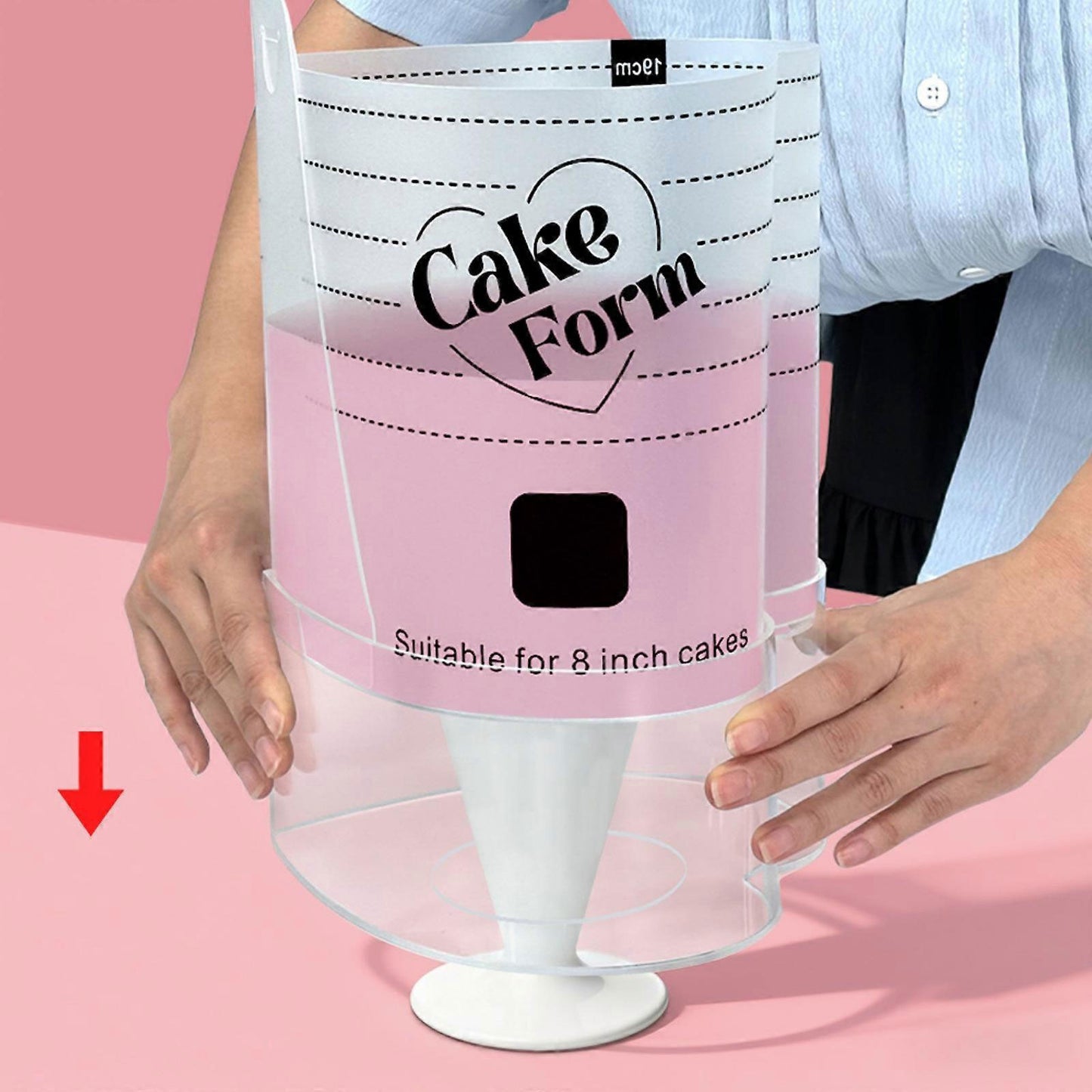 Acrylic Round Cakeform 3Pcs Set