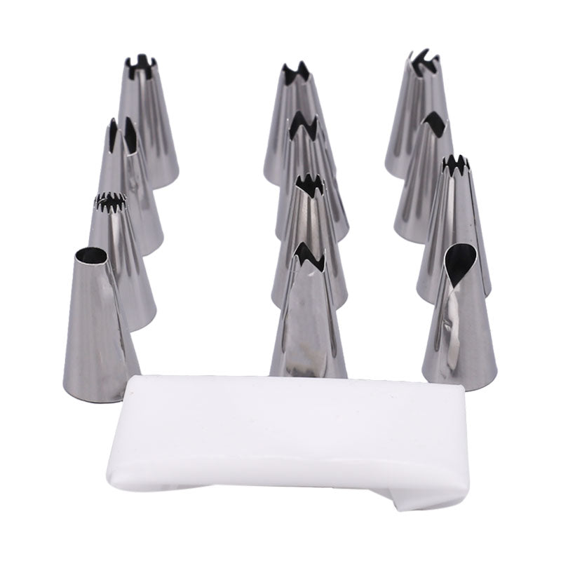 12Pcs Nozzle Set With Piping Bag