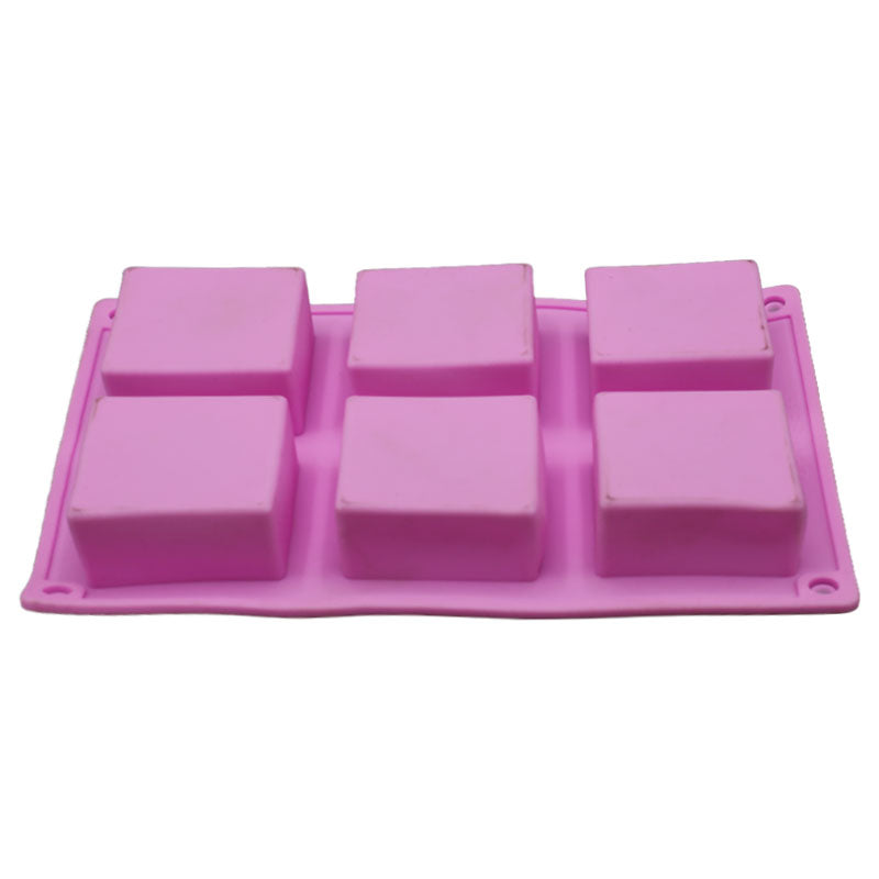 Square Cake Baking Mold 6 cavity