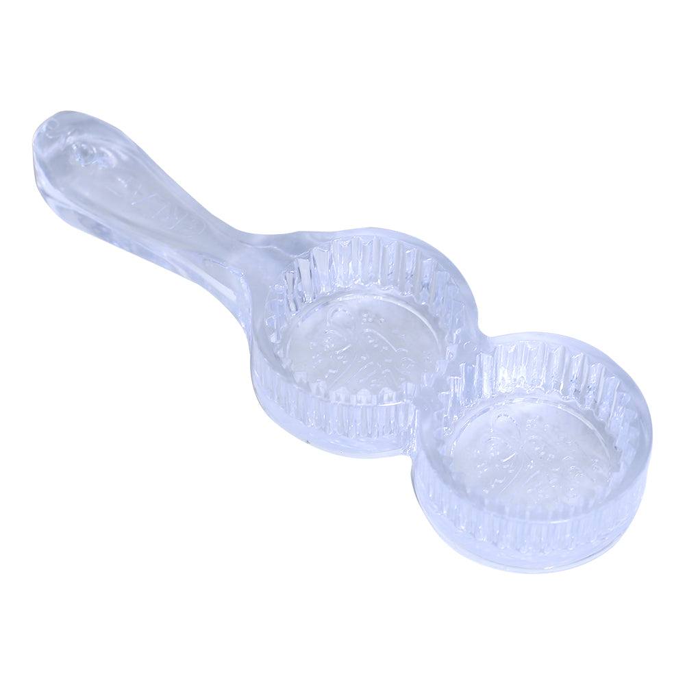 Eid Mubarak Round Acrylic Cookie And Biscuit Mold 2 Cavity