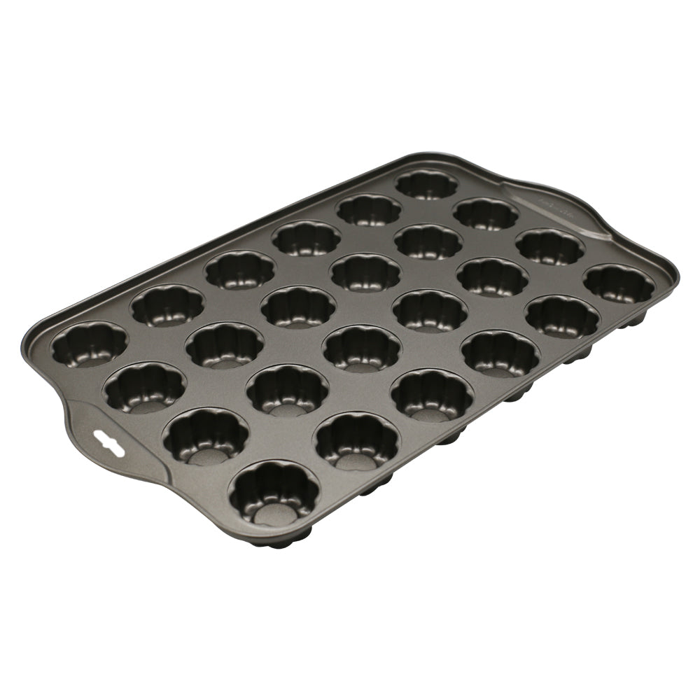 Flower Shape Mini Cheese Cake Pan 24 Cavity Non Stick