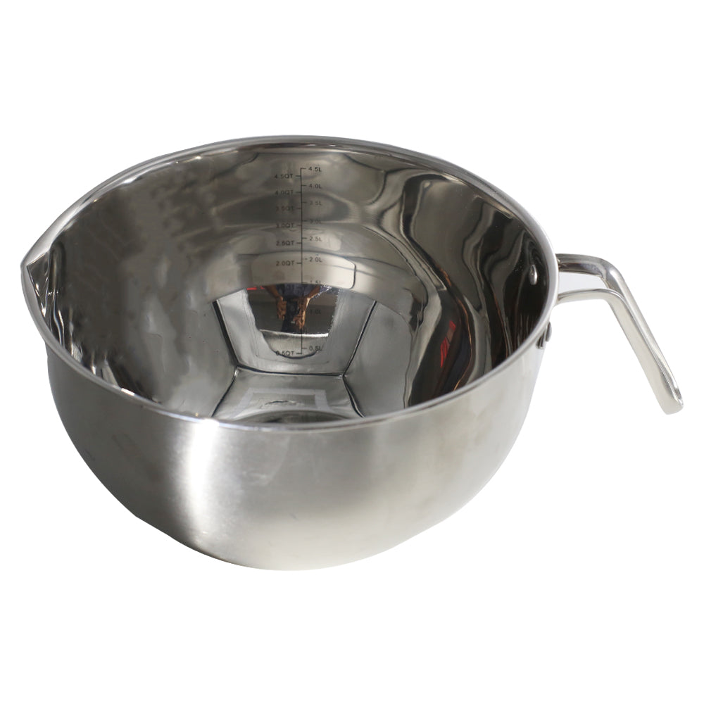 Stainless Steel Mixing Bowl With Handle 4.5L
