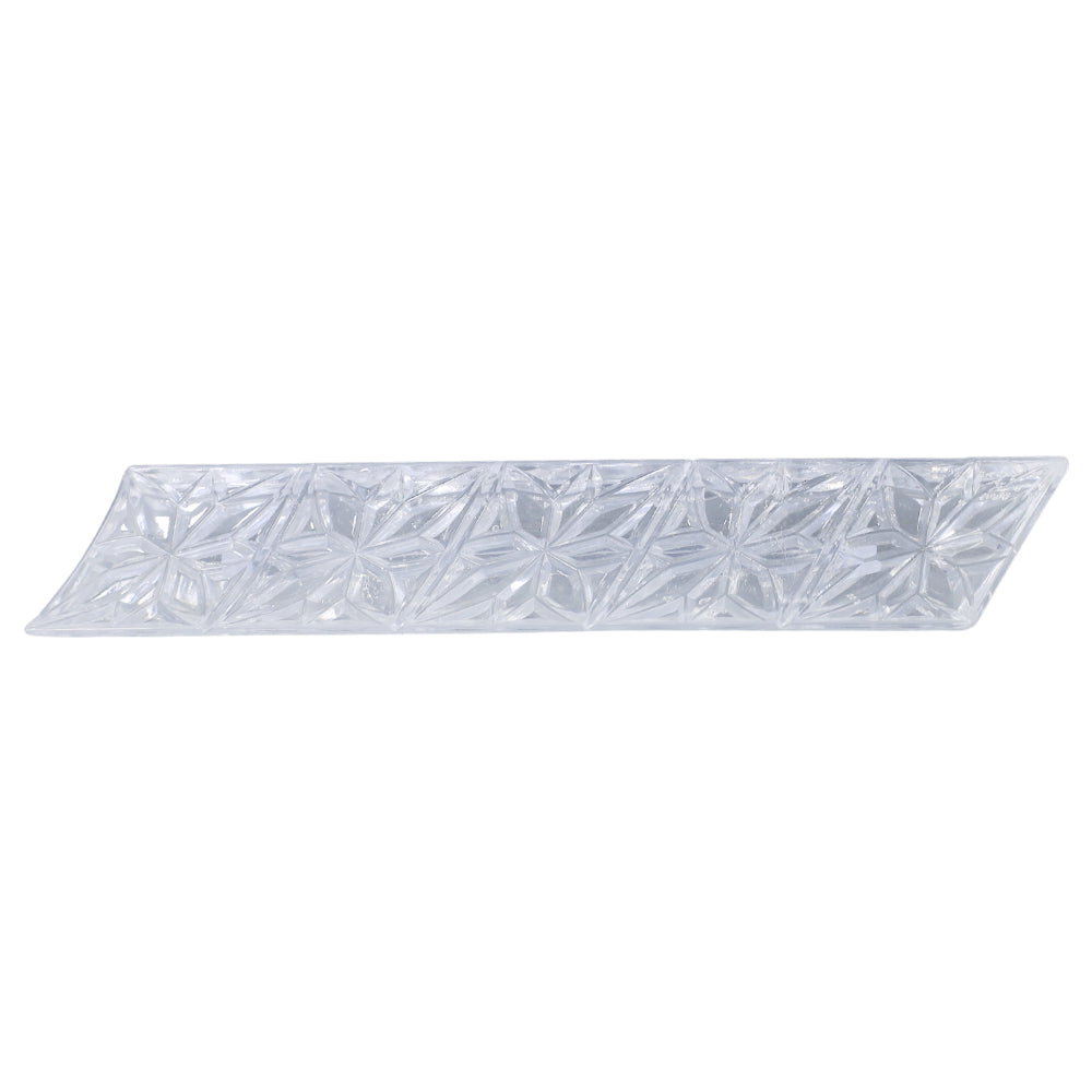 8 Petal Flower Texture Acrylic Cookie Stamp