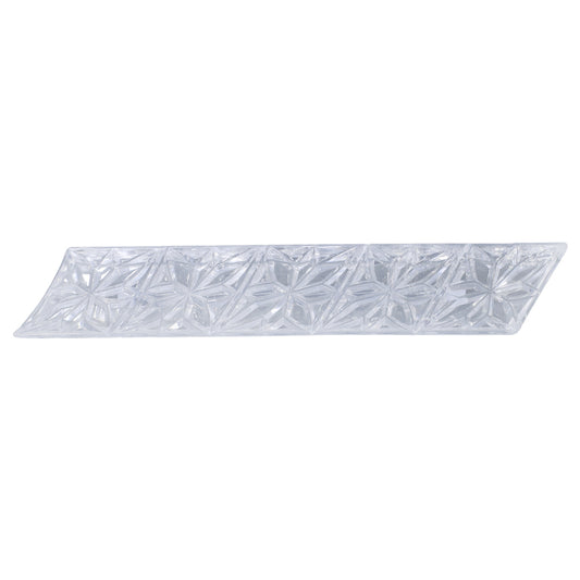 8 Petal Flower Texture Acrylic Cookie Stamp