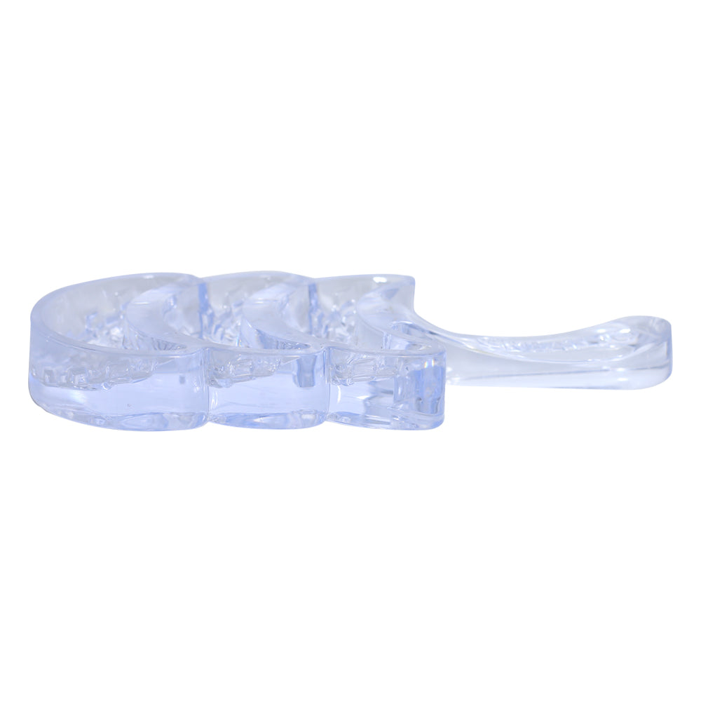 Moon Shape Acrylic Cookie And Biscuit Mold 3 Cavity