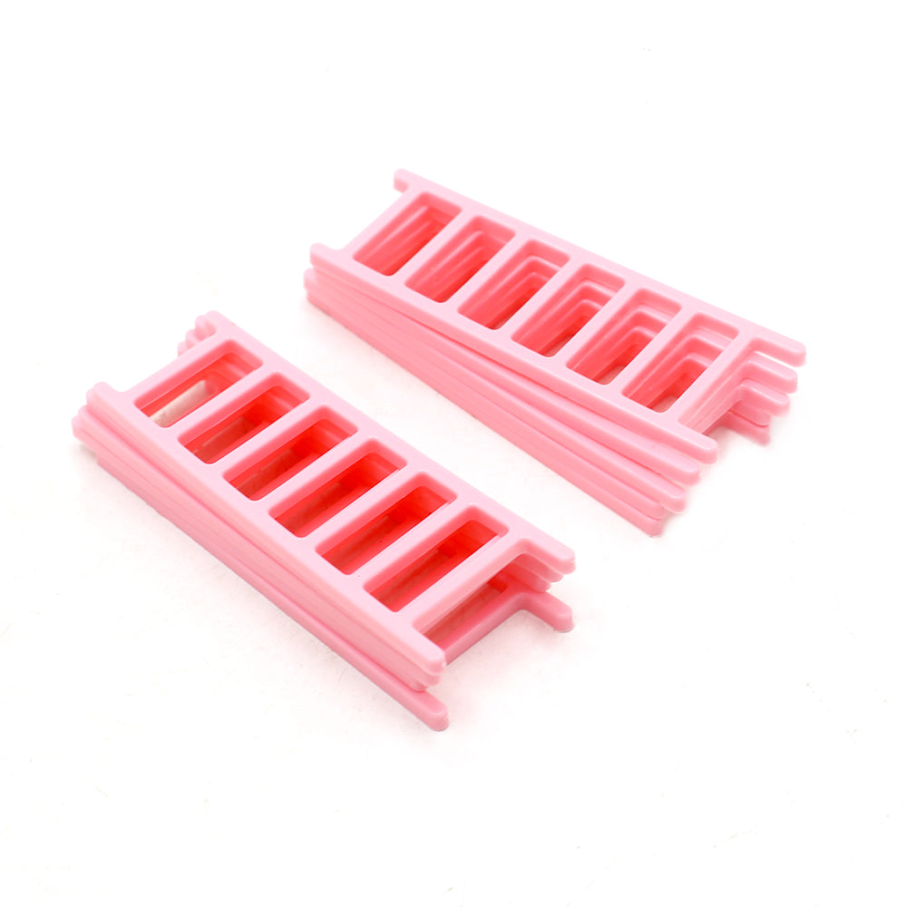 Mini Pink Ladder Cake Plastic 10pcs Set