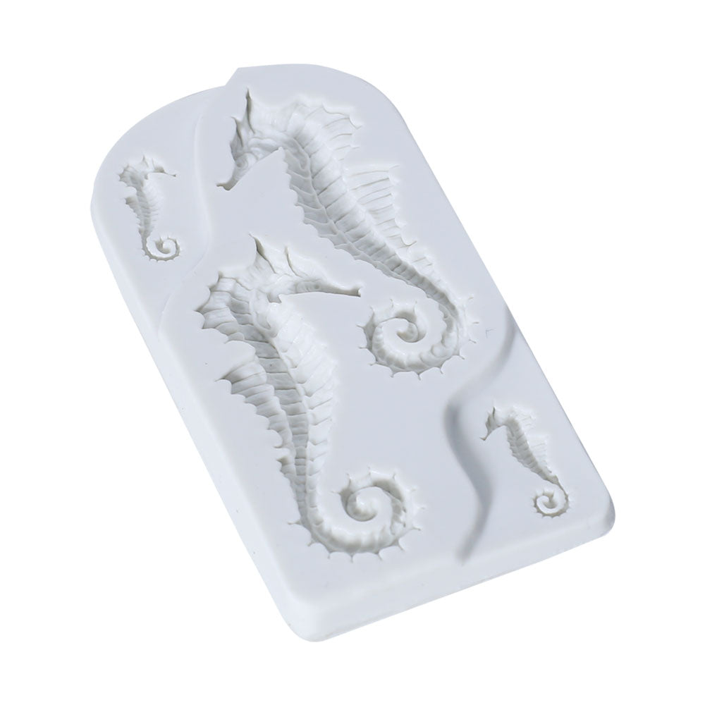 Sea Horse Silicone Fondant Mold 4 Cavity