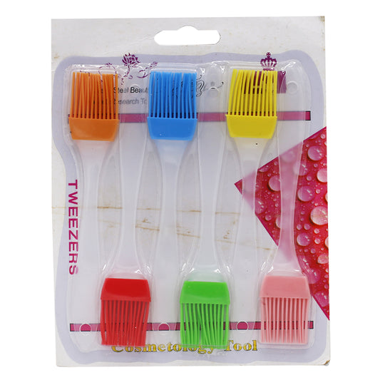 Mini Pastry Brush With Plastic Handle 6Pcs Set